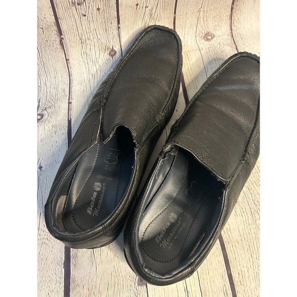Men's BATA Moccasins Driver Leather Loafer. SZ 10. - Picture 3 of 4